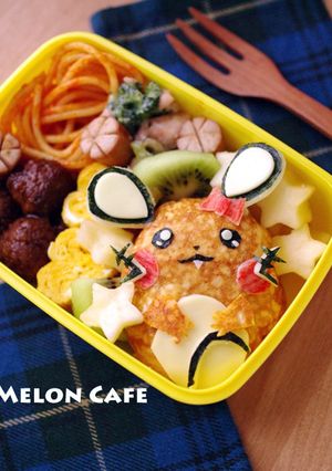 リボンのデデンネ☆簡単ポケモンキャラ弁当-レシピのメイン写真
