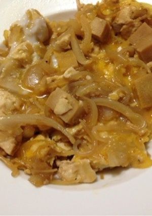 高野豆腐の親子丼♡-レシピのメイン写真