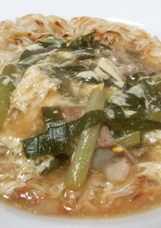 和風あんかけ焼きそうめん-レシピのメイン写真