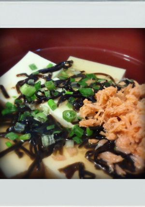 ■糖質制限■鮭湯豆腐すまし汁簡単減量節約-レシピのメイン写真