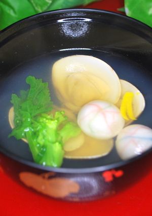 ひな祭りやお食い初めに♪　蛤のお吸い物-レシピのメイン写真