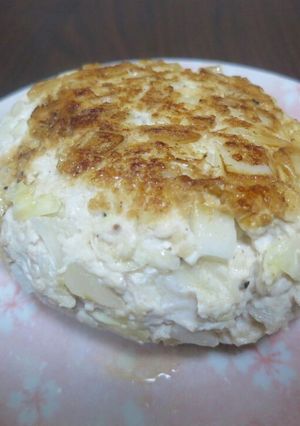 つなぎなし！鶏むねでハンバーグ-レシピのメイン写真