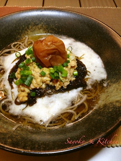 納豆ととろろのネバネバ蕎麦-レシピのメイン写真
