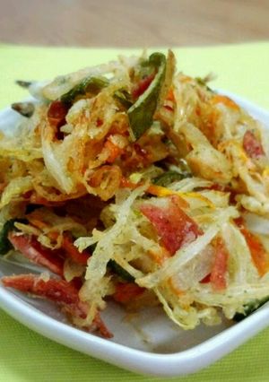 簡単☆誰でも絶対サックサク♪野菜かきあげ-レシピのメイン写真