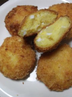 ゆで卵入りコロッケ-レシピのメイン写真