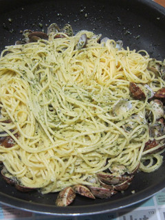 ジェノベーゼでアサリのパスタ-レシピのメイン写真