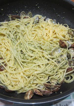 ジェノベーゼでアサリのパスタ-レシピのメイン写真