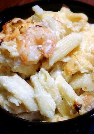 おからと豆乳でエビマカロニグラタン-レシピのメイン写真
