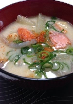 粕汁子供もOK-レシピのメイン写真