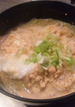 しらたきを麺に見立てて◇まろやかキム玉麺-レシピのメイン写真