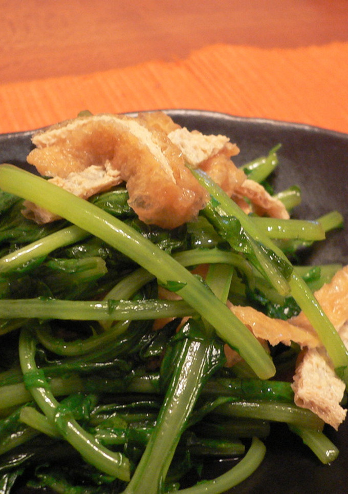 大根菜と薄揚げの炒めたん-レシピのメイン写真