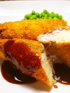 ポテトを抱いた♪イワシコロッケ-レシピのメイン写真