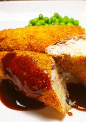 ポテトを抱いた♪イワシコロッケ-レシピのメイン写真