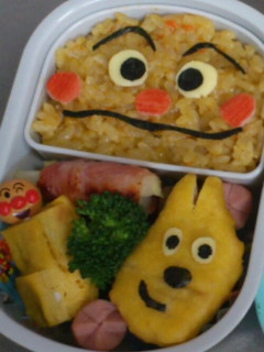 簡単キャラ弁!カレーパンマン☆-レシピのメイン写真