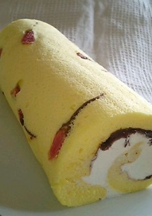 サクラ咲く＊ロールケーキ-レシピのメイン写真