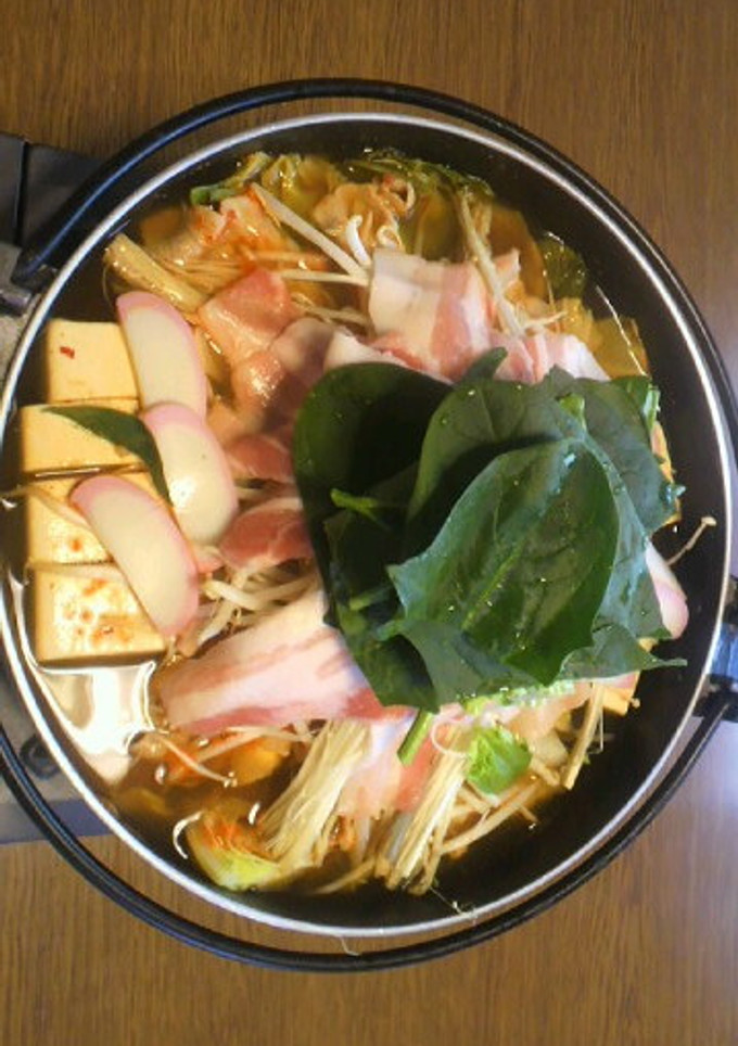 子どもも食べられる♪ 和風キムチ鍋-レシピのメイン写真