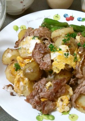 農夫の朝食（ドイツ風じゃがいも豚肉炒め）-レシピのメイン写真