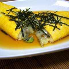 รูปของ チーズとろぉ～り♪納豆オムレツ
