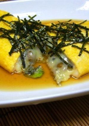 チーズとろぉ～り♪納豆オムレツ-レシピのメイン写真