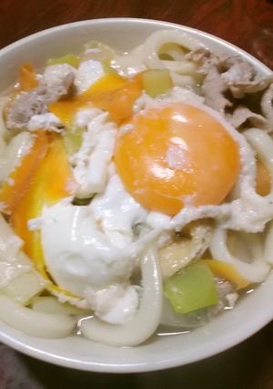 プチっと鍋で簡単煮込みうどん-レシピのメイン写真