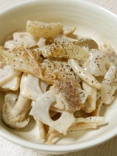 シャキシャキ蓮根のごま風味サラダ-レシピのメイン写真