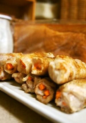 味噌マヨ肉巻き(えのき、人参)-レシピのメイン写真