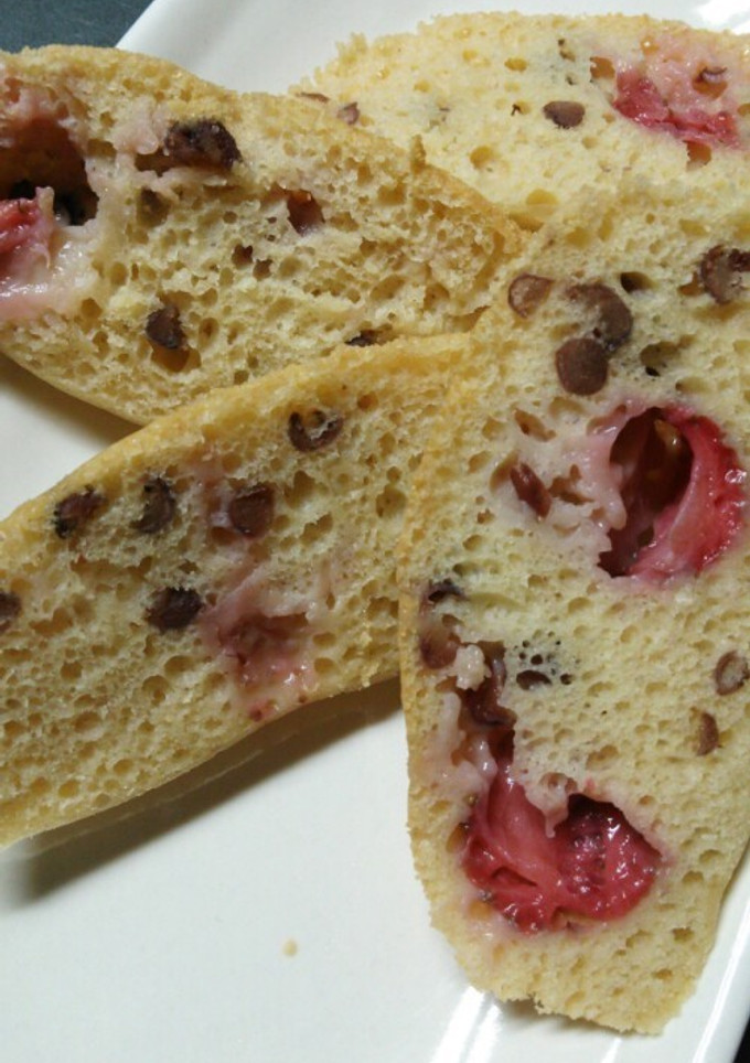 ★炊飯器で♪小豆と苺のしっとりケーキ★-レシピのメイン写真