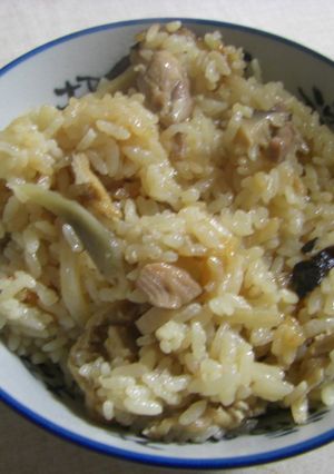 炊き込みご飯（鶏めしかな？）・みんと風-レシピのメイン写真