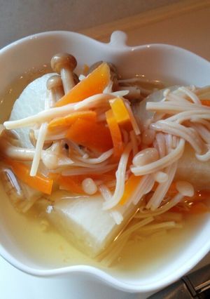 簡単！圧力鍋で大根の煮物きのこソース-レシピのメイン写真