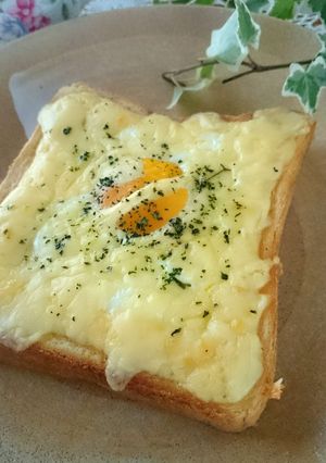 簡単朝ごはん・昼食★失敗しないエッグトースト☆-レシピのメイン写真
