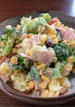 ブロッコリーとミックスビーンズのサラダ-レシピのメイン写真