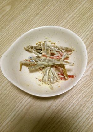 和えるだけ♪きんぴらごぼうサラダ-レシピのメイン写真