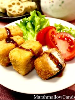 簡単!はんぺんの豚ばら肉巻きフライ♡-レシピのメイン写真