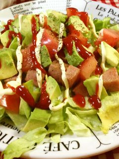 タコライス風スパム丼-レシピのメイン写真