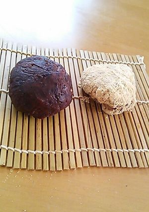 残りの赤飯で！簡単おはぎ！-レシピのメイン写真