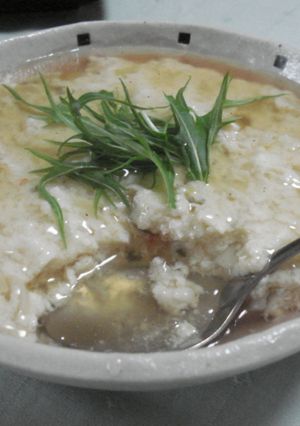 ヘルシー♪　豆腐とエビの蒸しもの-レシピのメイン写真