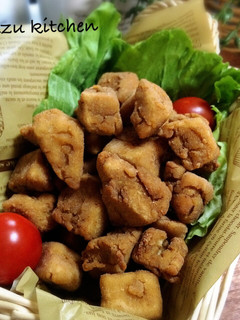 *高野豆腐でヘルシー唐揚げ*-レシピのメイン写真