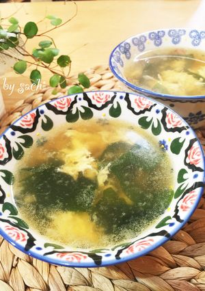 わかめと玉子の中華スープ-レシピのメイン写真