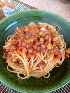 我が家のトマトパスタ-レシピのメイン写真