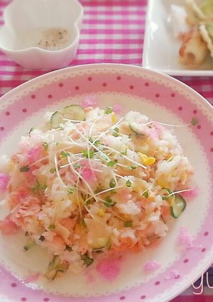 ☆鮭のﾚﾓﾝ混ぜ寿司☆ひなまつり-レシピのメイン写真