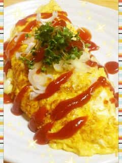 長ねぎとベーコンで美味しいチーズオムレツ-レシピのメイン写真