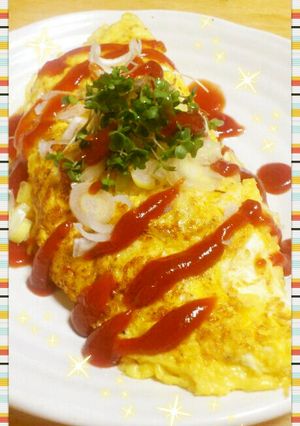 長ねぎとベーコンで美味しいチーズオムレツ-レシピのメイン写真