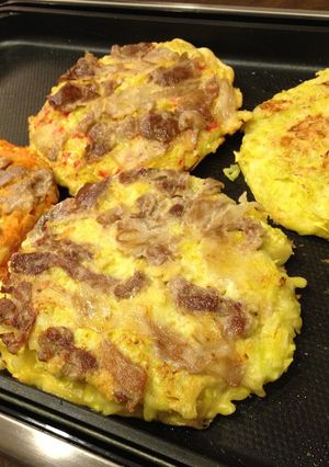 我が家のお好み焼きパーティ 4種類☆-レシピのメイン写真