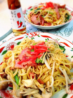 火も包丁も使わない時短焼きそば❗️-レシピのメイン写真