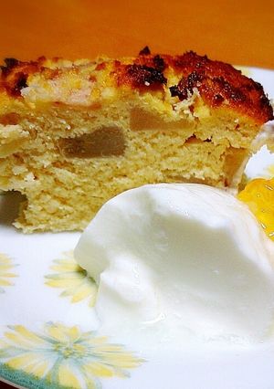 贅沢ヘルシー☆ルレクチェのおからケーキ-レシピのメイン写真