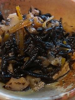 ひじきと鶏肉の炒め煮-レシピのメイン写真