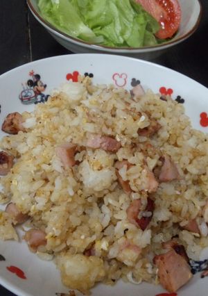 ☆ブロックハムで簡単炒飯☆-レシピのメイン写真