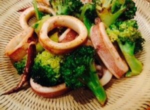 イカとブロッコリーのバター醤油炒め-レシピのメイン写真