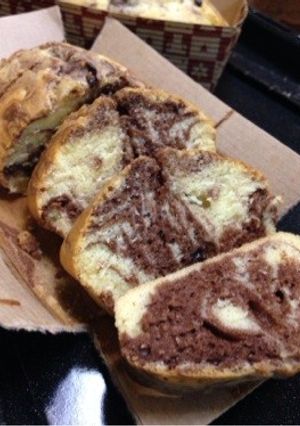 HMで簡単マーブルパウンドケーキ-レシピのメイン写真