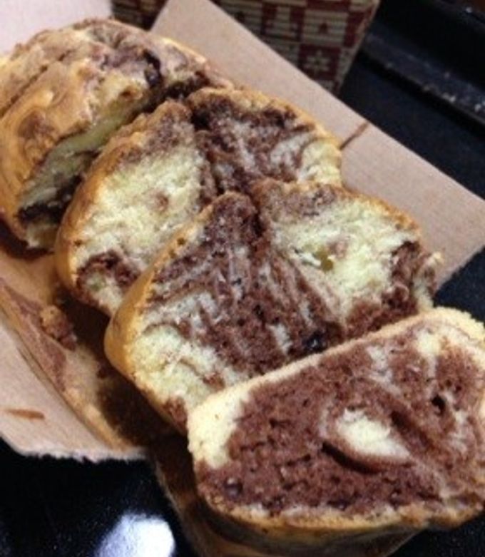 HMで簡単マーブルパウンドケーキ-レシピのメイン写真